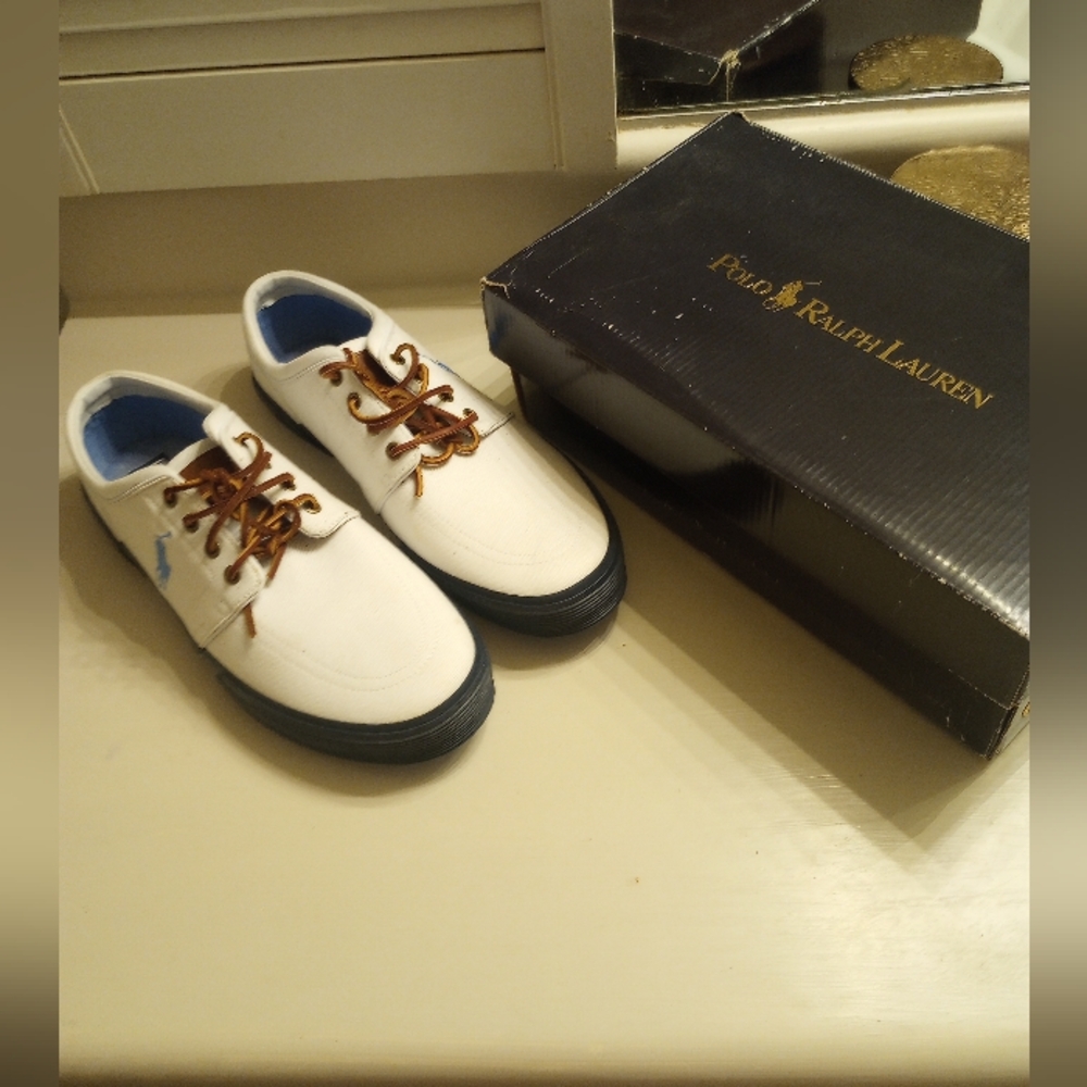 Polo Ralph Lauren Faxon Low Canvas men's boat/deck shoes - Picture 1 of 14